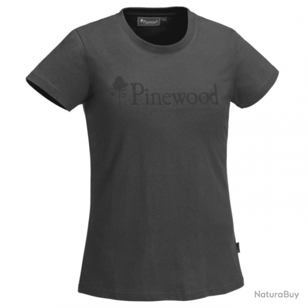T Shirt Outdoor Life Gris pour Femme Pinewood