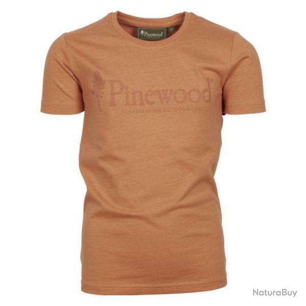 T-Shirt Outdoor Life pour Enfant Terracotta Pinewood - 8A