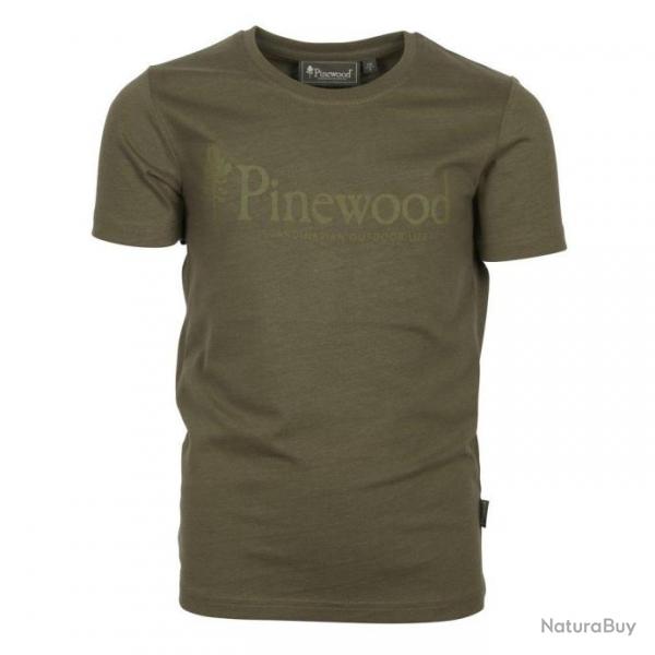 T-Shirt Outdoor Life pour Enfant Kaki Pinewood - 16A