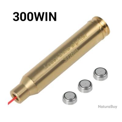Cartouche Laser De Réglage – Calibre .300 Win – Pour Mise à Visée