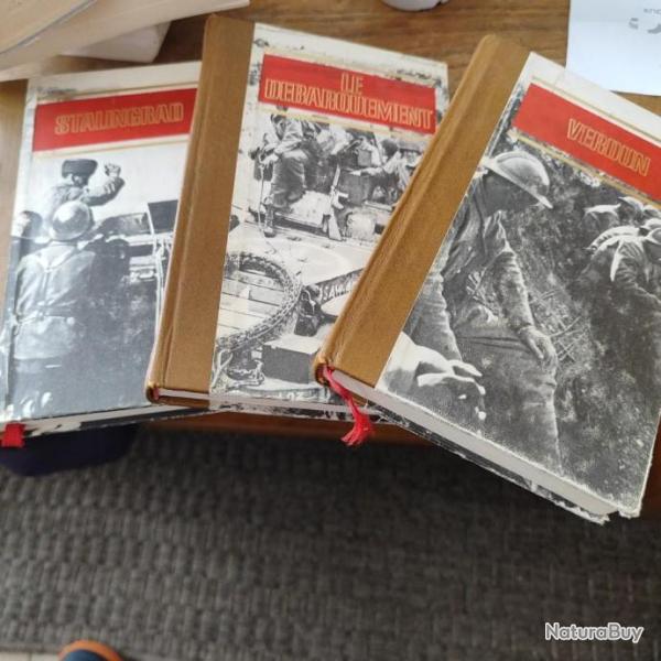 Lot de 3 livres : Verdun - Le Dbarquement - Stalingrad
