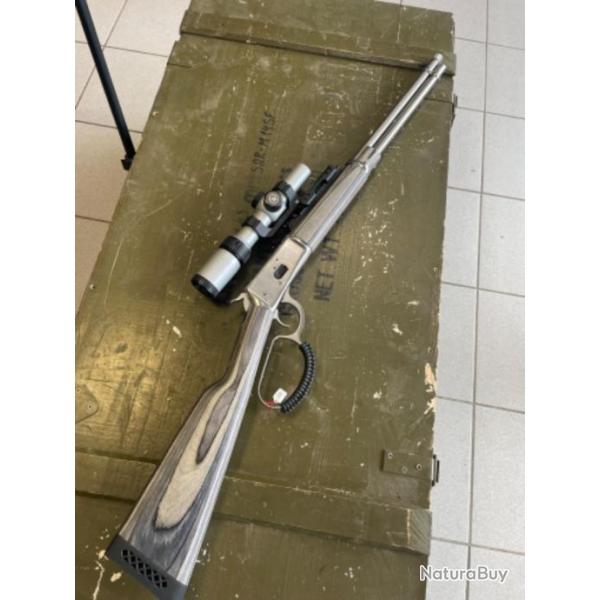 Rossi PumaInox Lamell cal 44 Mag . Canon filet avec Vortex Strike eagle Stainless.