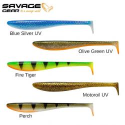 LEURRE SAVAGE GEAR MONSTER SHAD 22CM 60G 2PCS Firetiger