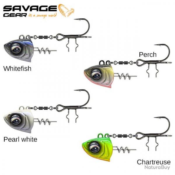 DESTOCKAGE ! TP Savage Gear Monster Vertical 40G 1 Pearl White