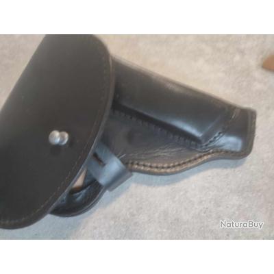 Étui Soviétique En Cuir Pour Pistolet Makarov - Équipement Militaire Vintage (Occasion)