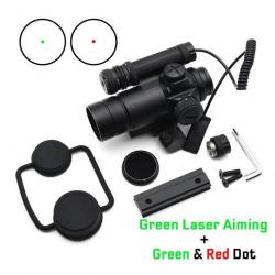 OPP Tactical Viseur Point Rouge M4R Avec Laser Vert Paiement en 3 ou 4 fois - LIVRAISON GRATUITE !!