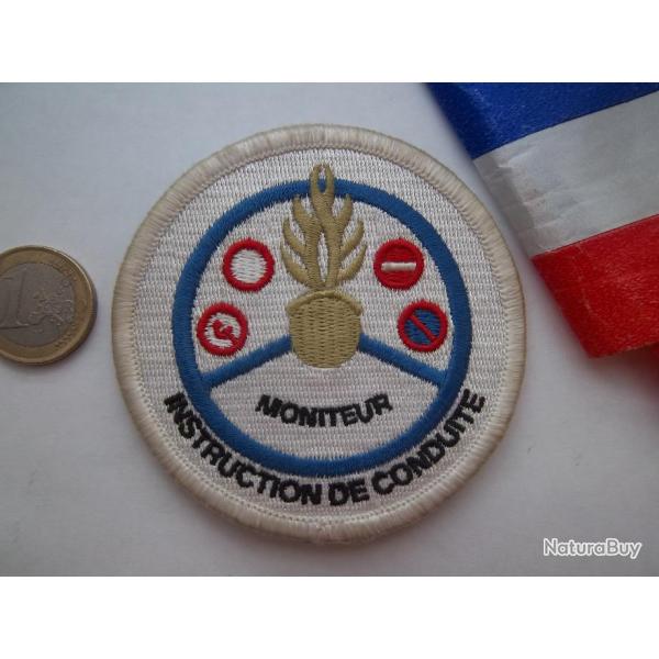 cusson collection militaire moniteur instruction conduite insigne tissu gendarmerie
