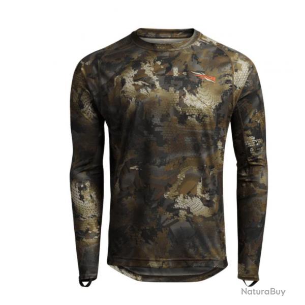 T shirt Core Merino 120 Ls Crew Optifade Timber Sitka
