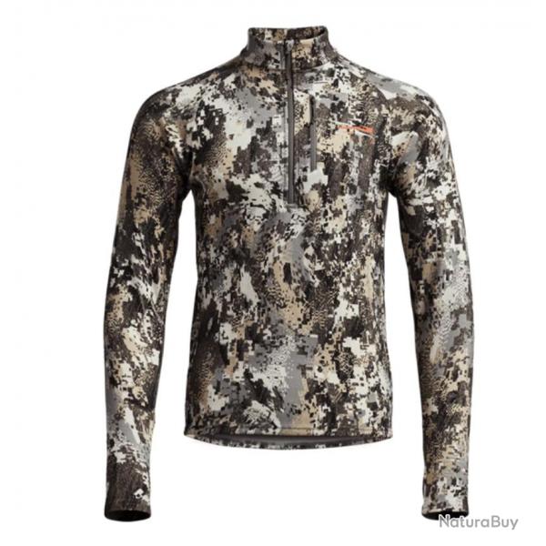 T Shirt Merino 330 Core Half Zip Optifade Elevated 2 Sitka
