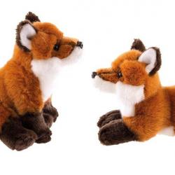 Peluche couple de renards