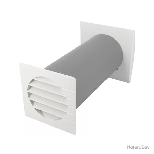 Traverse de mur acoustique Nicoll TMA50B 50cm2 blanc pour passage d'air
