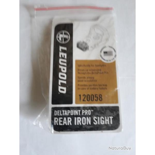 *CRAN de MIRE"LEUPOLD DELTA PRO"REAR IRON SIGHT",Aide  la vise; rglable/ hausse,Neuf de stock!