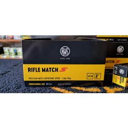 Rws rifle match S 22lr x500 + Port offert