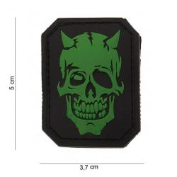Patch 3D PVC Devil skull avec velcro | 101 Inc (0001 0840)