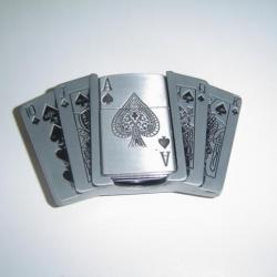 Superbe boucle de ceinture jeu de carte pokers briquet essence ZIPPO-Tycoon