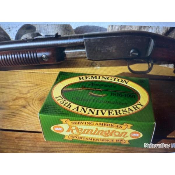 Vend Bote 22 LR  Remington commmorativesL arme n est pas  vendre