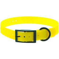 Sangle collier 2.5 x 65 cm Xtreme Canihunt polyuréthane Jaune