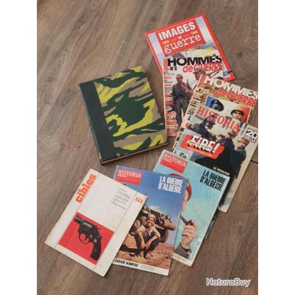 Gros Lot revues militaria diverses port offert