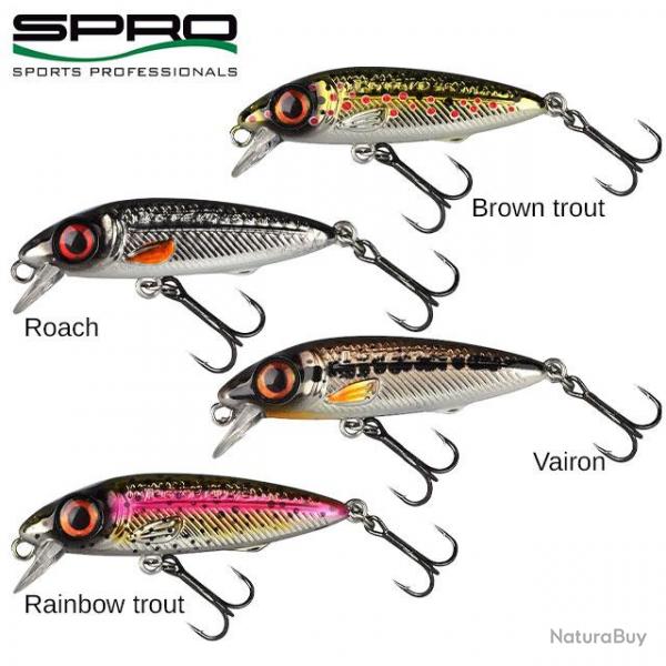 Leurre SPRO Iris the kid Hardlure 3,8cm Roach