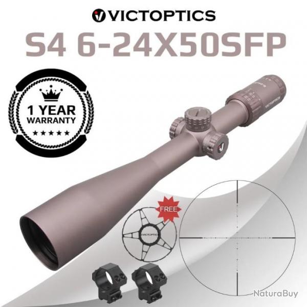 Victoptics Lunette De Vise S4 6-24X50 SFP - LIVRAISON GRATUITE !!