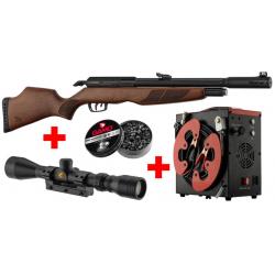Pack Classique Carabine à plomb PCP Gamo Riser Punisher - Cal. 5.5
