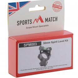 Collier Sports Match pour montage lunette 30mm avec niveau à bulles