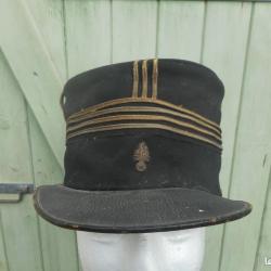 ww1 ancien képi foulard de lieutenant colonel d'artillerie à restauré