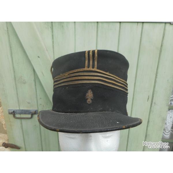 ww1 ancien kpi foulard de lieutenant colonel d'artillerie  restaur