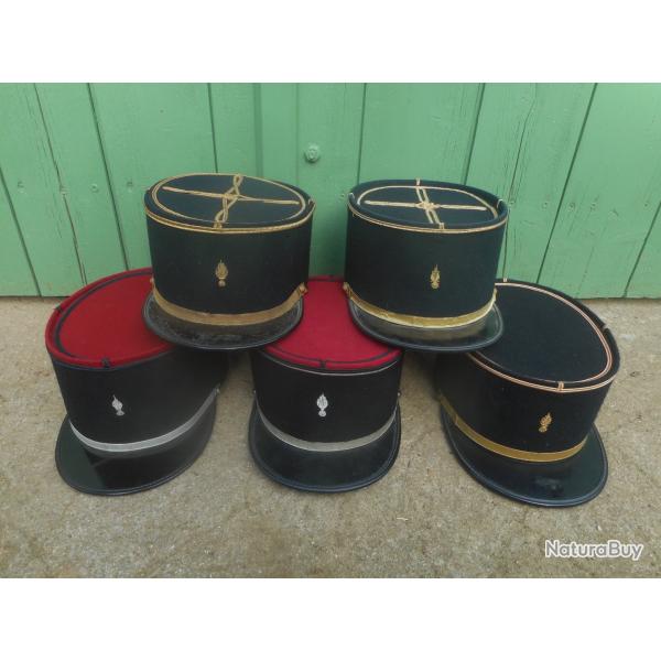lot de 5 kpis militaire ancien