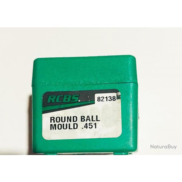 RCBS Moule  Balles Rondes .451 2-Cavits