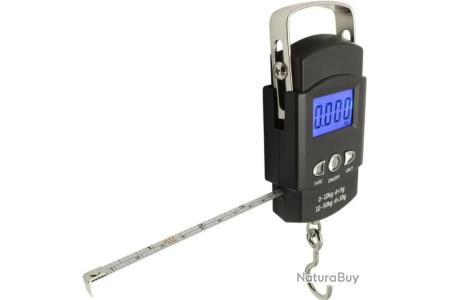 Balance Numérique 50kg/110lb - Pèse Bagage LCD, Portable | Pour Pêche, Voyage, Maison