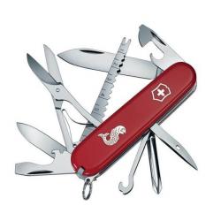 1.4733.72 couteau suisse Victorinox Fisherman rouge pour les pêcheurs