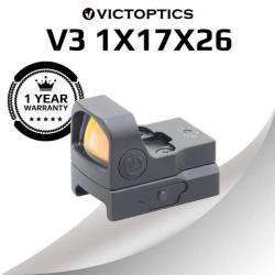 Victoptics Viseur Point Rouge V3 1x17x26 3.5 MOA Paiement en 3 ou 4 fois - LIVRAISON GRATUITE !!