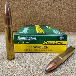 20 MUNITIONS CARTOUCHES REMINGTON CAL 35 WHELEN 200 GR PSP en Stock !!!