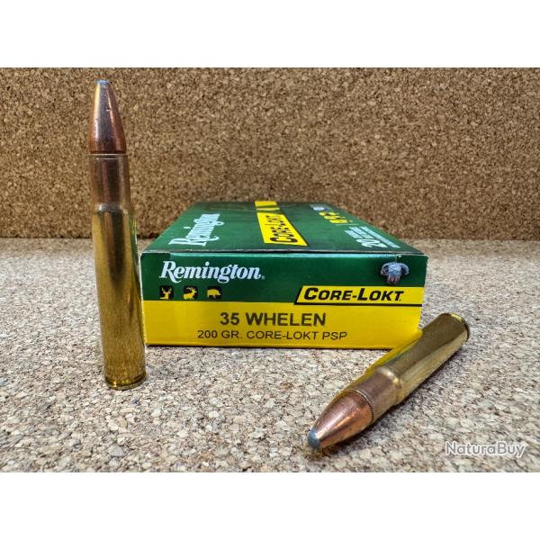 20 MUNITIONS CARTOUCHES REMINGTON CAL 35 WHELEN 200 GR PSP en Stock !!!