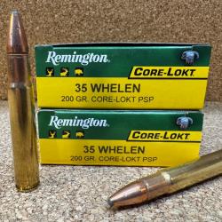 2 BOITES, 40MUNITIONS CARTOUCHES REMINGTON CAL 35 WHELEN 200 GR PSP en Stock !!!