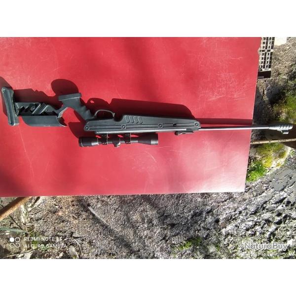 Carabine  plombs 19,99 joulles de Swiss arms, trs peu servie, vendu avec sa housse