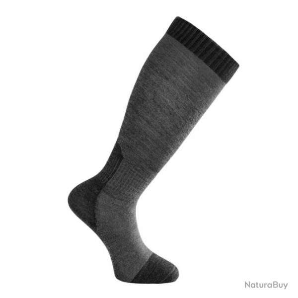 Chaussette Skilled Liner Knee High Woolpower Gris 36-39