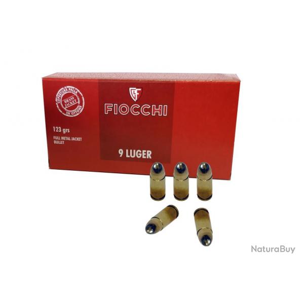 FIOCCHI - Cartouche 9mm PARA FMJ 123gr(x50)