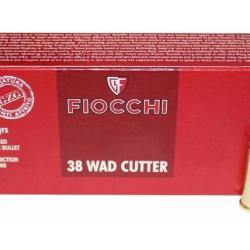 FIOCCHI - Cartouche C.38SP LWC 148gr (x50)