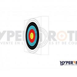 Butte 30 x 30 cm en mousse haute densité pour tir au pistolet arbalète