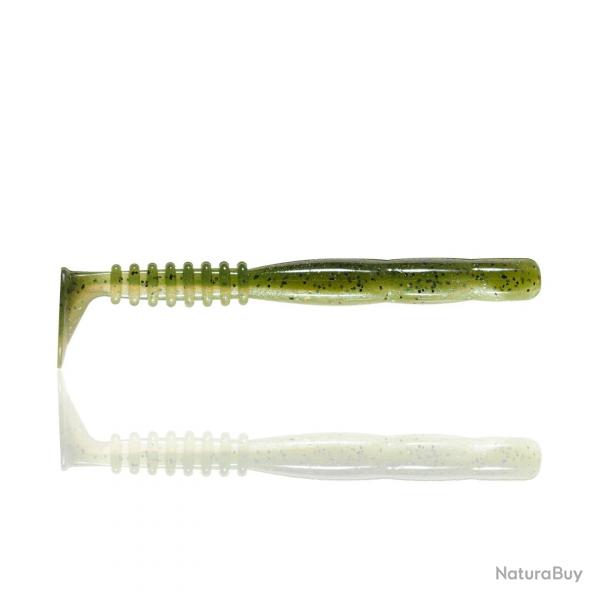 Leurre Souple Reins Fat Rockvibe 3,25" - 8,5cm 8,5cm B16 - Dos Vert par 6