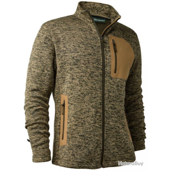 Veste Sarek tricote Beige DEERHUNTER