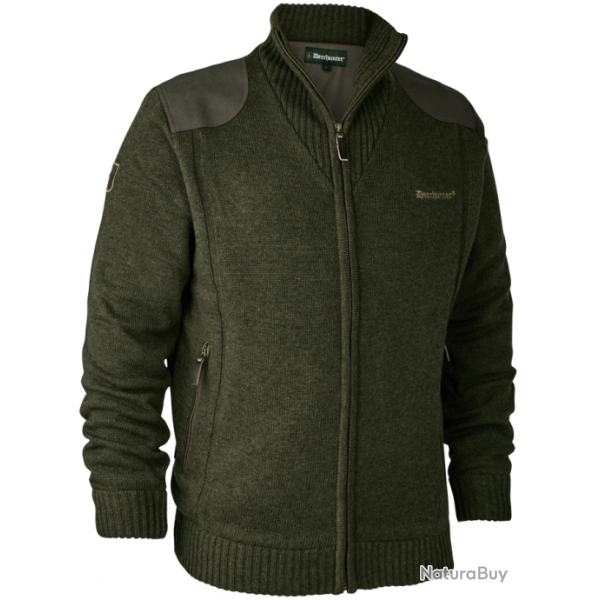 Gilet fermeture  glissire Carlisle vert DEERHUNTER