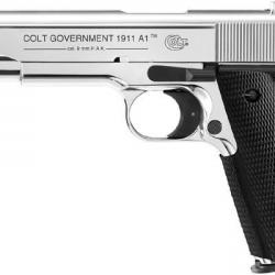 Pistolet d'alarme Umarex COLT Government 1911 A1 Cal. 9 mm Chrome