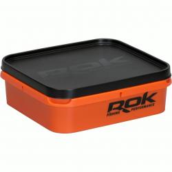 Boite Carree 6L Xl Orange + Couvercle Rok