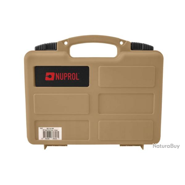 MALETTE ARME DE POING TAN NUPROL 31X25X8 MOUSSE PREDECOUPEE