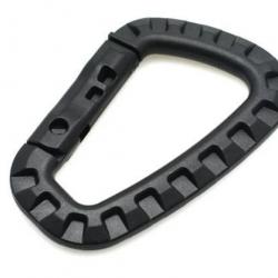 Mousqueton tactique noir x1