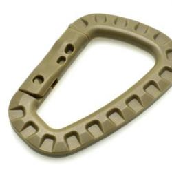 Mousqueton tactique beige x1