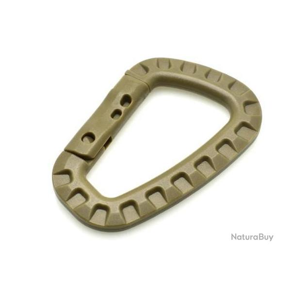 Mousqueton tactique beige x1